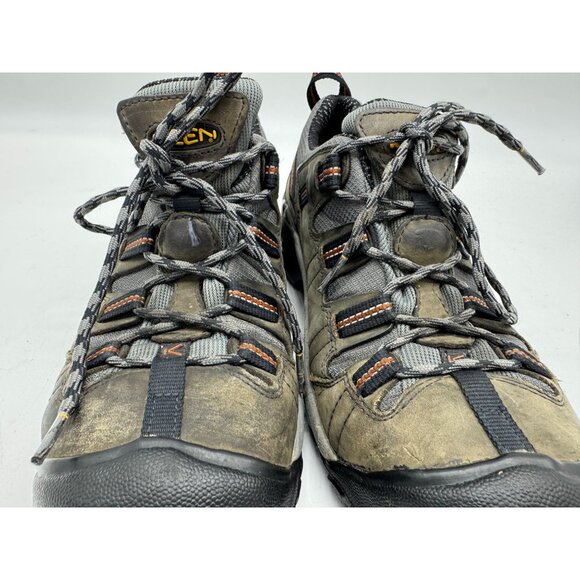 Keen Men's ASTM F2413-11 Steel Toe Utility Work Shoes Size 8 Green Black Lace Up - Picture 16 of 16